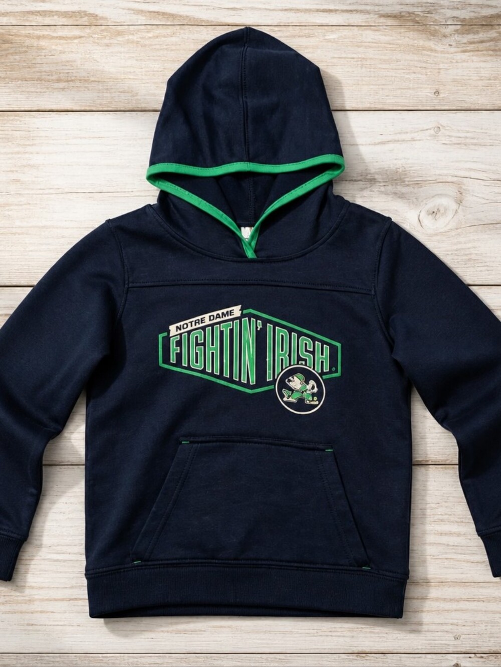 Proedge Apparel Blue and Green Sweatshirt Sporty Design